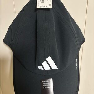 Adidas Black Cap with White Logo